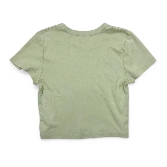 Pacsun Light Green Baby T-Shirt‎ Crop Top - Picture 4 of 5